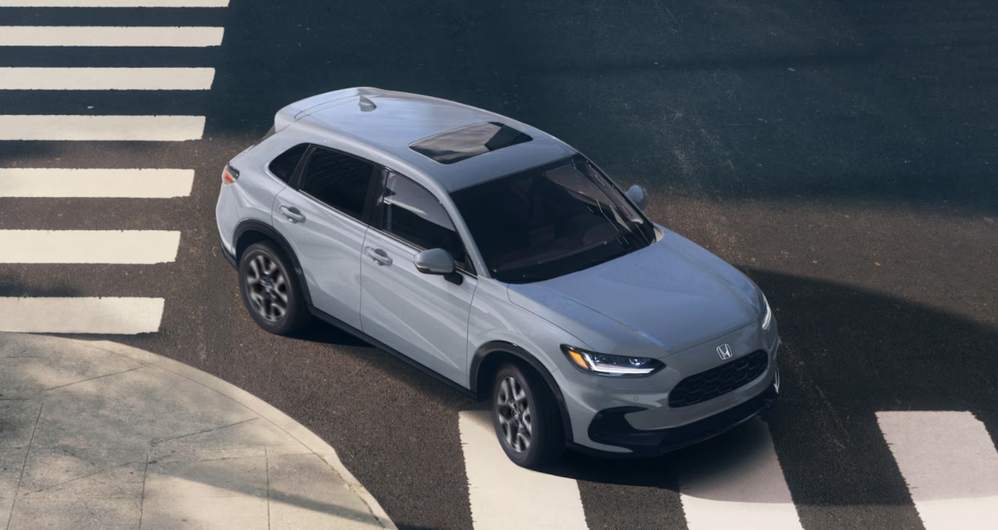 The 2026 Honda HR-V taking a turn