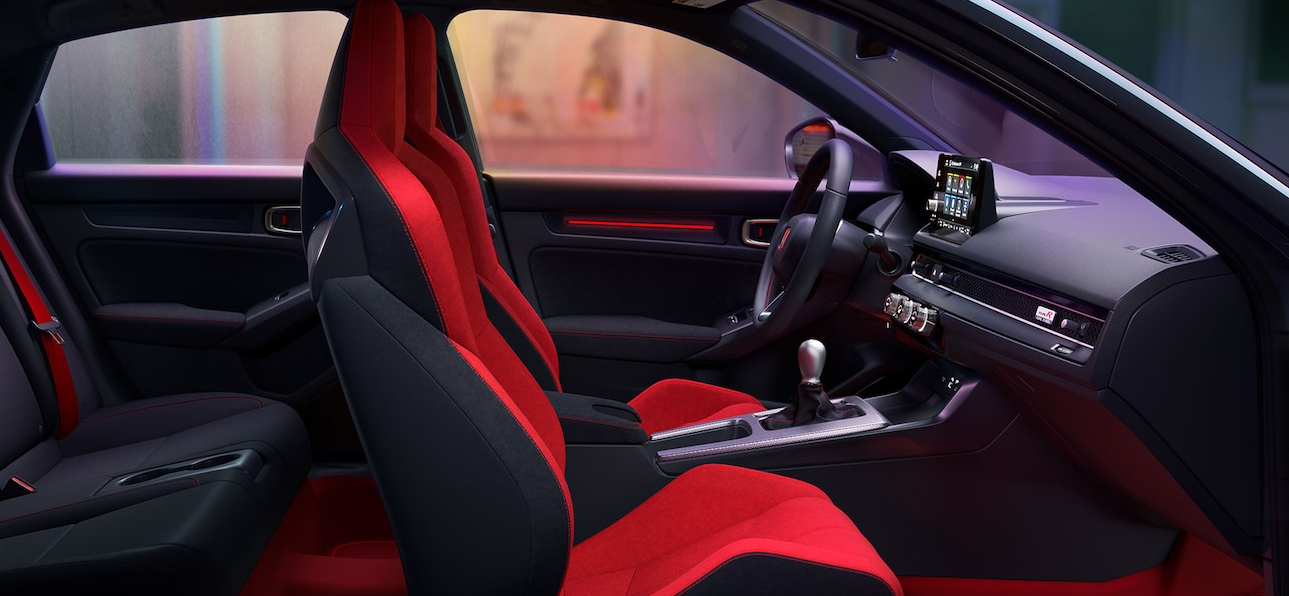 The interior of a custom order Honda vehicle
