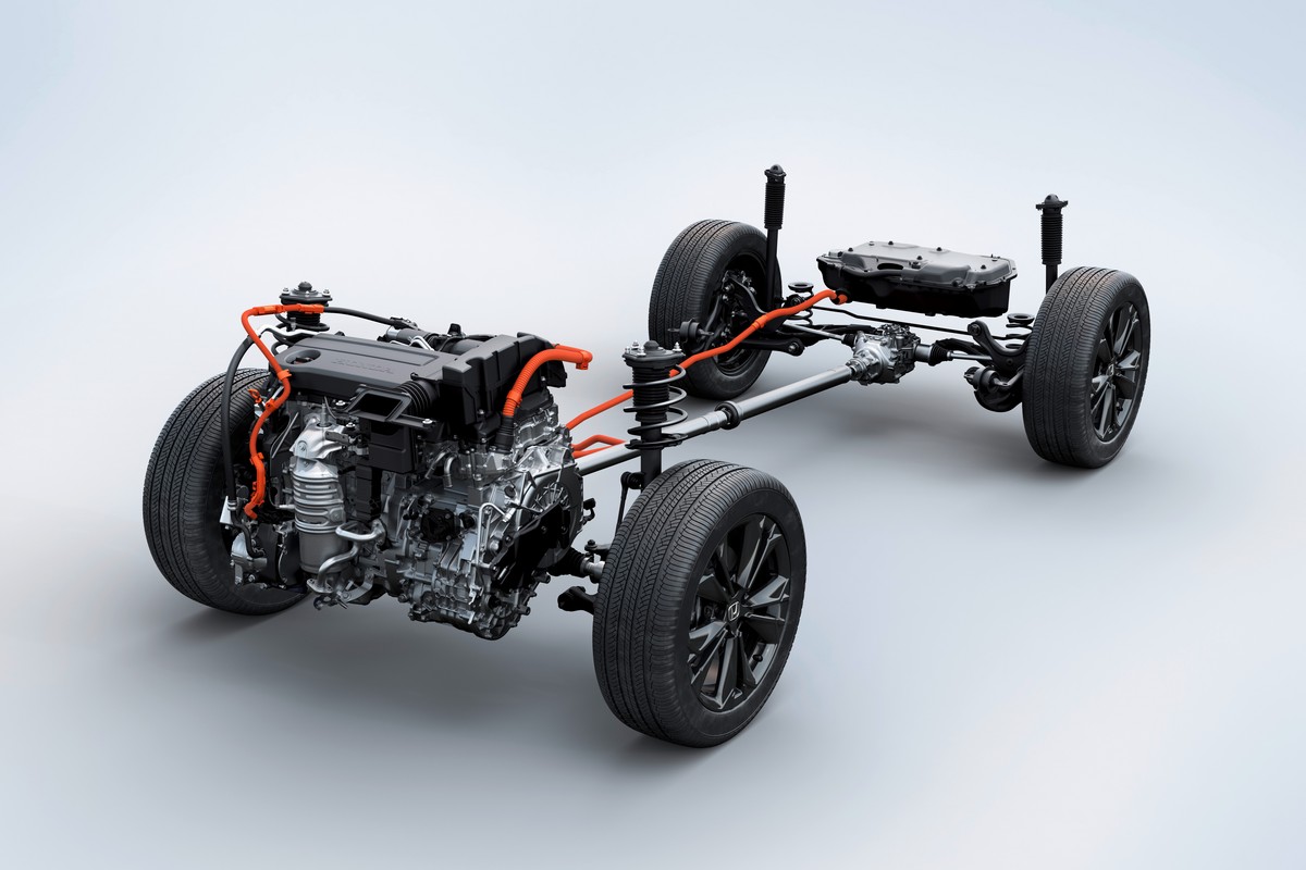 Honda two-motor hybrid powertrain