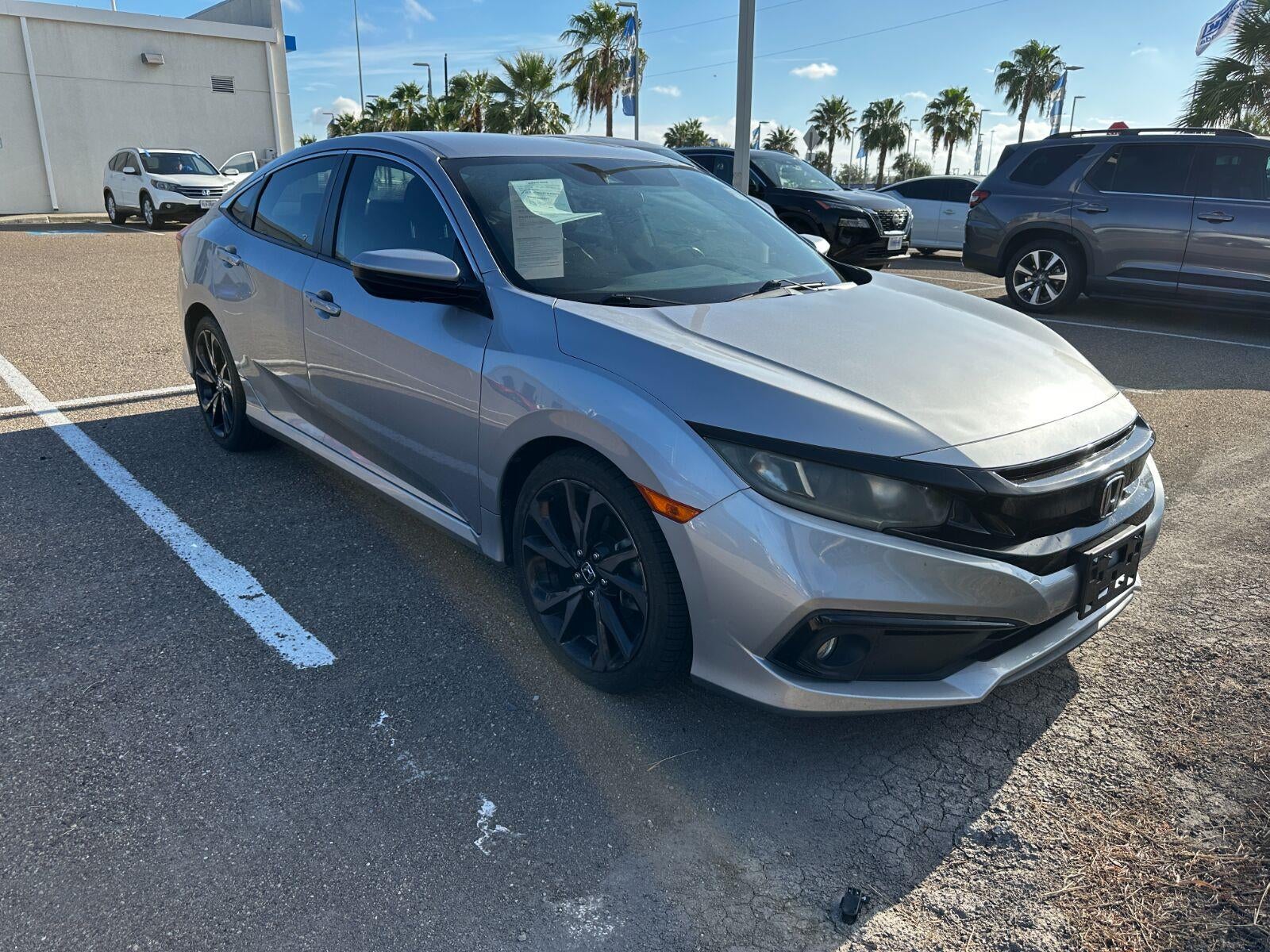 Used 2019 Honda Civic Sport with VIN 19XFC2F89KE015911 for sale in Pharr, TX