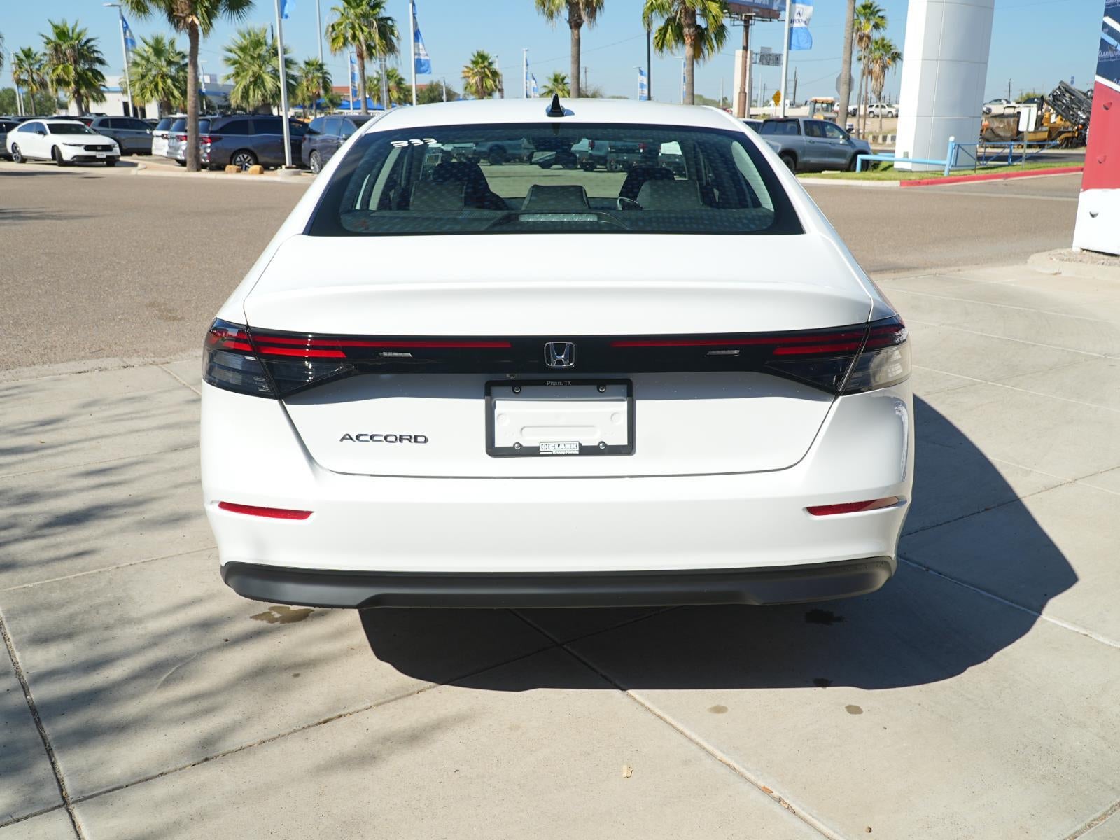 2025 Honda Accord Sedan SE