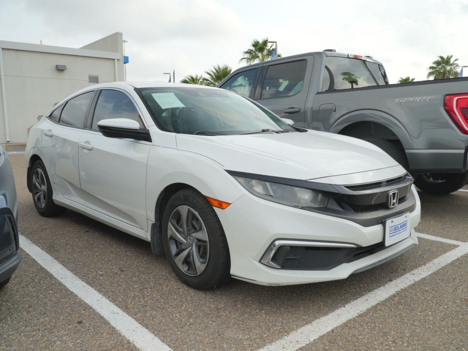 Used 2020 Honda Civic LX with VIN 2HGFC2F66LH509584 for sale in Pharr, TX