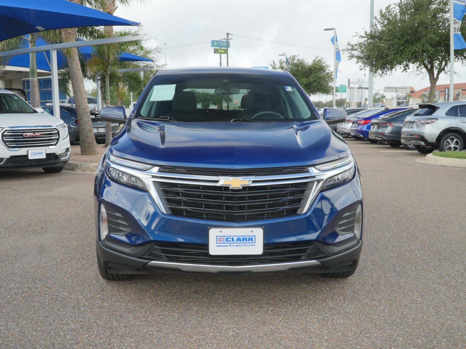 Used 2022 Chevrolet Equinox LT with VIN 3GNAXKEV1NL295594 for sale in Pharr, TX