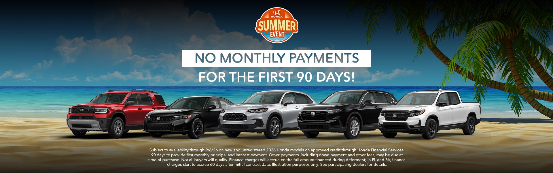 No Payments 90 Days!