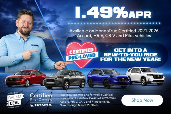Certified Pre-Owned Honda